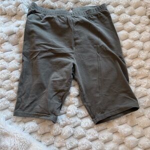 H&M Women's Olive Green Bike Shorts
